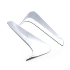 Chrome Rear Window Side Spoiler Wing Cover Trims for Toyota Highlander (2014-2019)