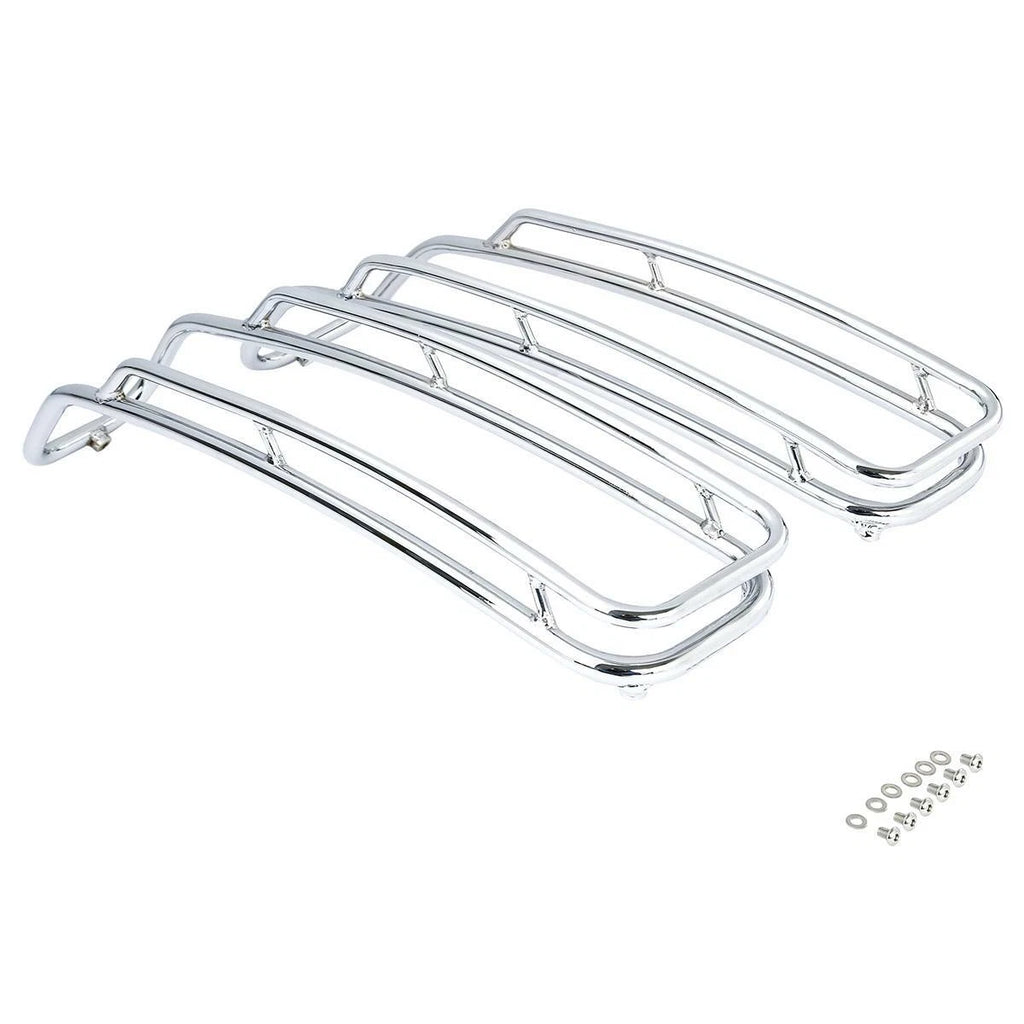 Saddlebag Lid Top Rails Trim Rack Guards for Harley Street Road Glide (2014–2024)