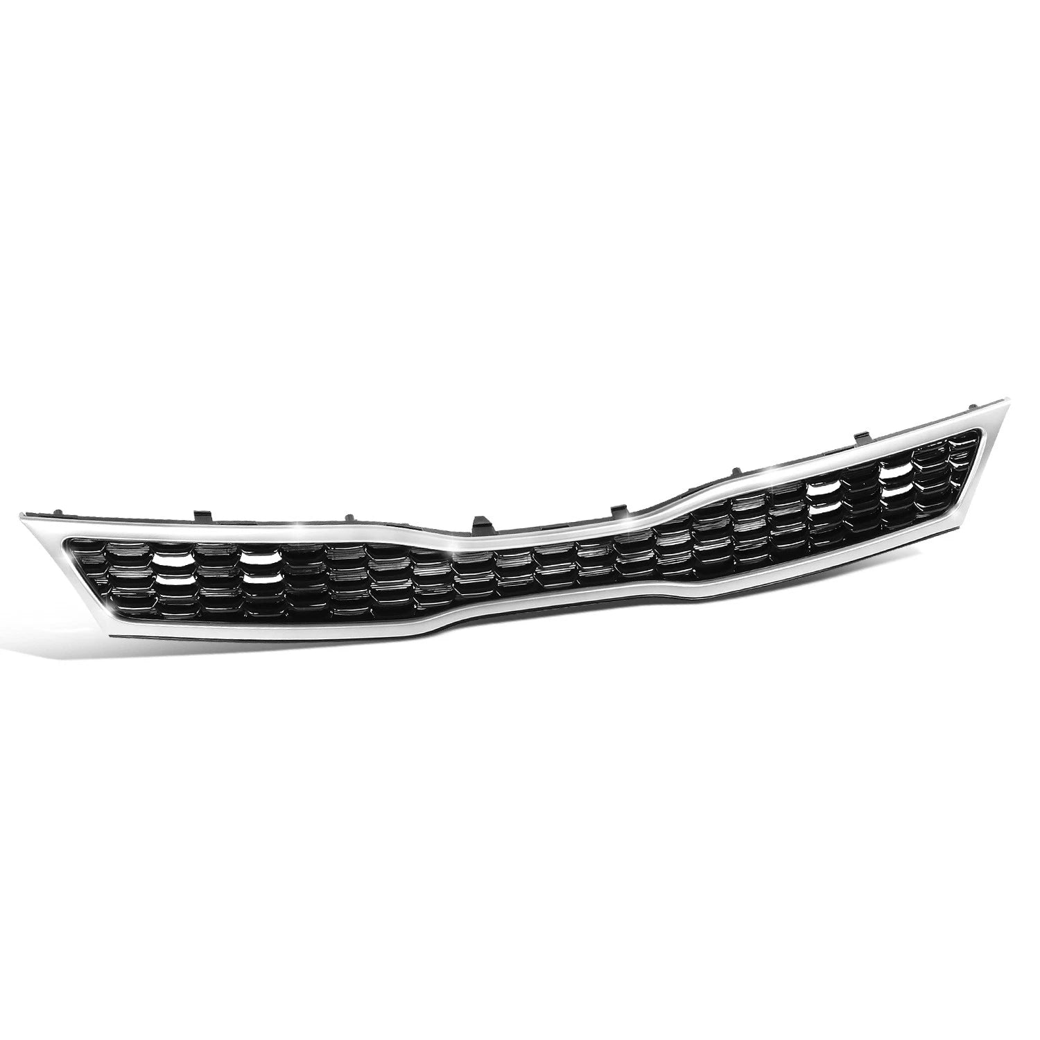 Chrome Moulding Upper Front Grill Bumper Grille for Kia Rio (2016–2017)