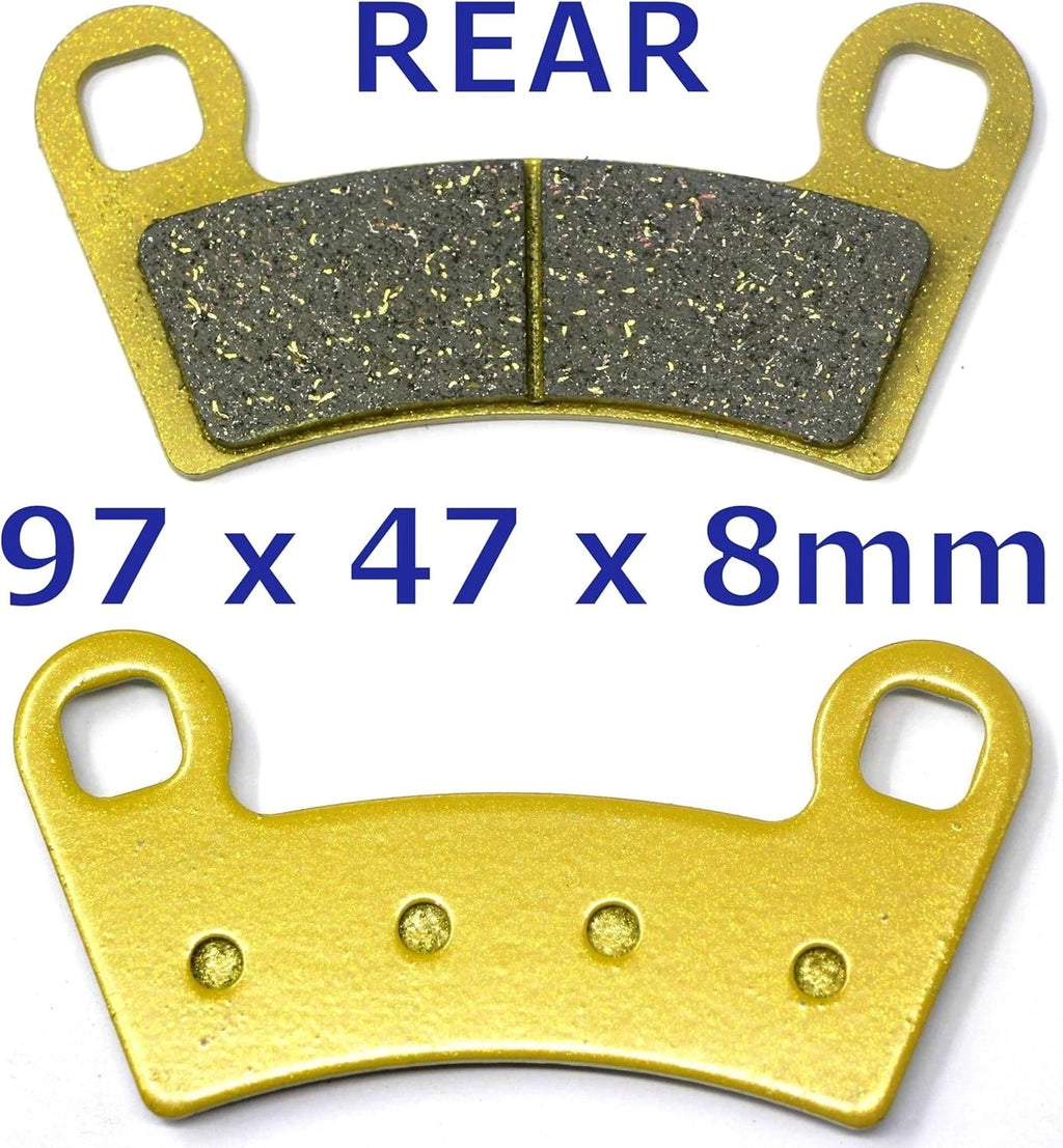Set of 4 Brake Pads for Polaris Ranger 1000 Crew (2020–2026)