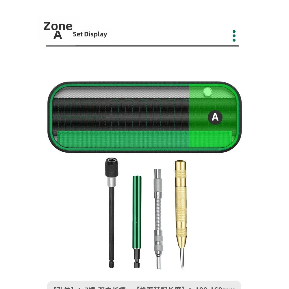 Tool Roll Bag for Electricians - Oxford Fabric, 3 Zones, 37 Compartments
