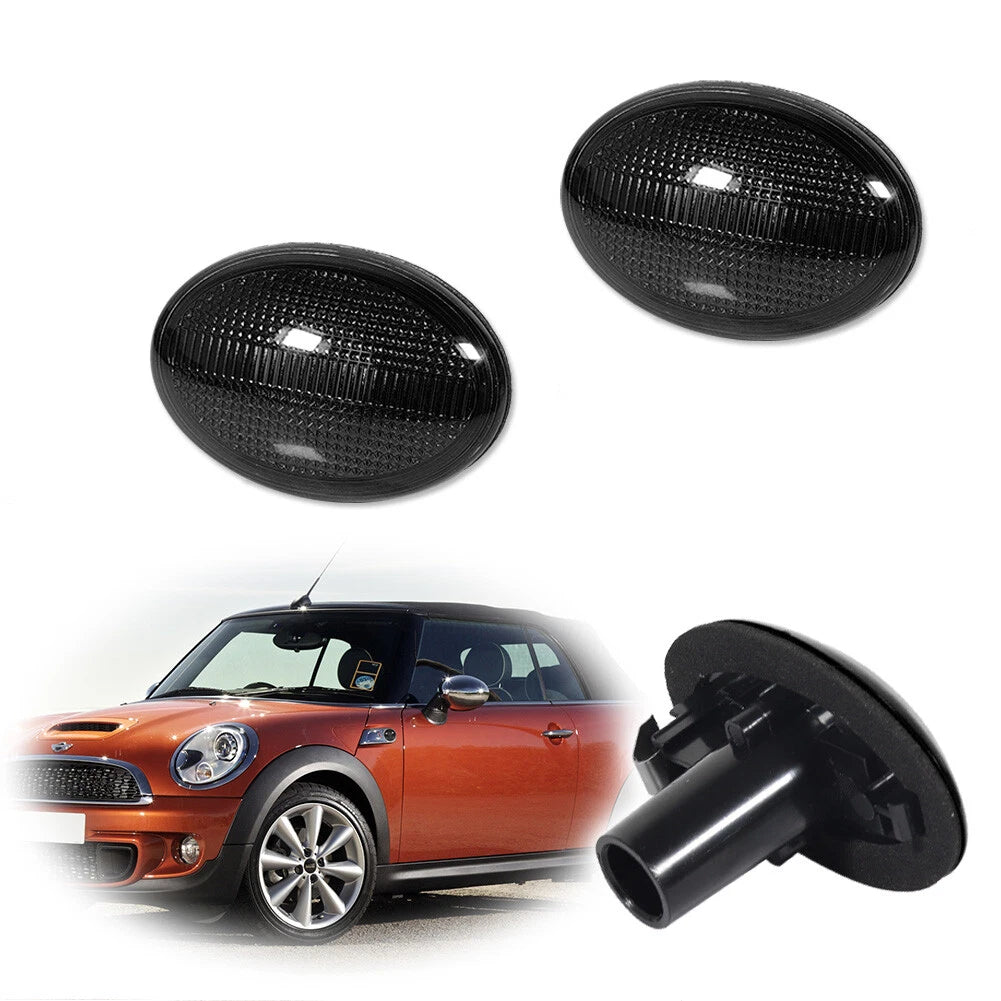 Smoke Lens Fender Side Marker Lights for Mini Cooper (2007–2015)