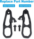 Set of 2 Black Front Tow Hooks with Hardware for Ram 1500 (2019–2022) 68272944AB