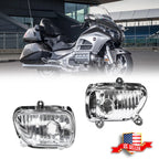 2X Clear Front Turn Signal Lights for Honda Goldwing 1800 (2001–2017)