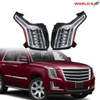LED Headlight Assembly for Cadillac Escalade (2015–2020) Black