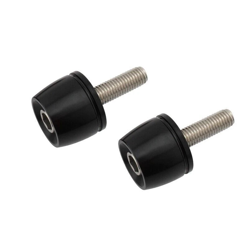 CNC Black Handle Bar Ends Vibration Reducing Plugs for BMW R nine T (2014–2021)