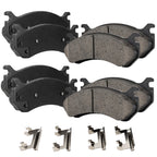 Brake Pad Set for Chevrolet Silverado 1500 (2007) Front and Rear 4WD