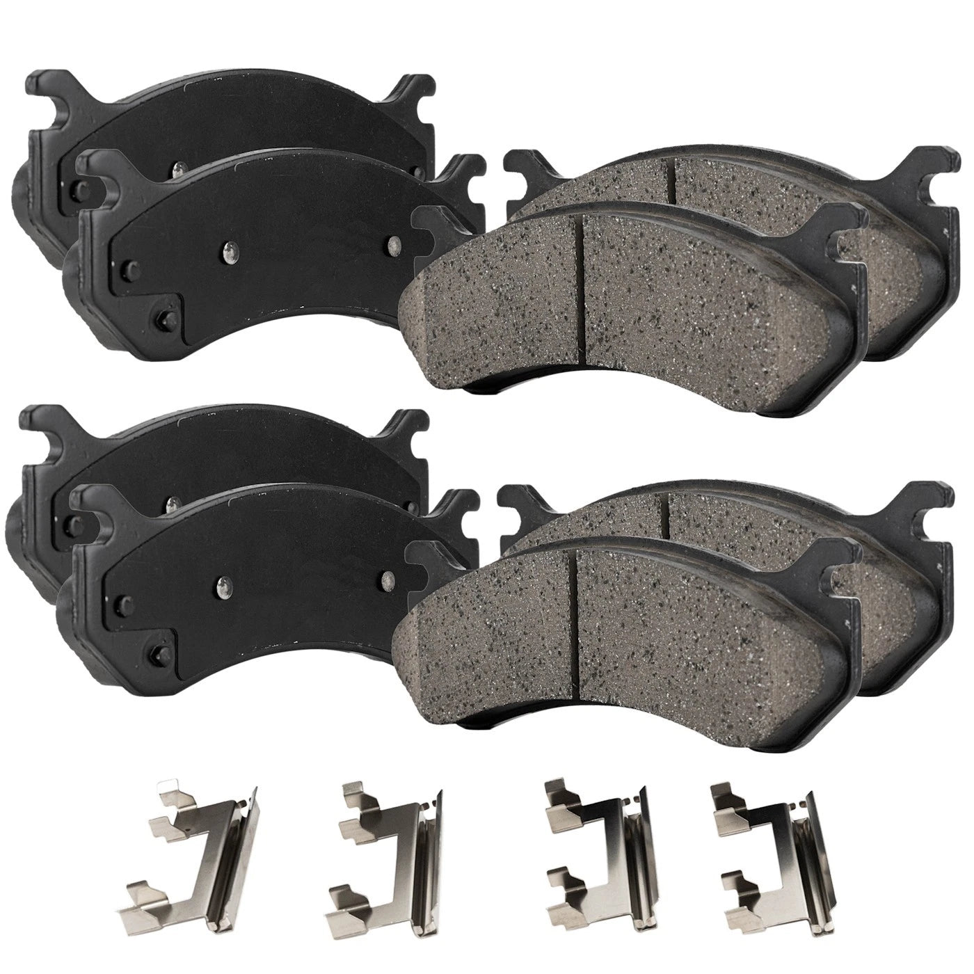 Brake Pad Set for Chevrolet Silverado 1500 (2007) Front and Rear 4WD