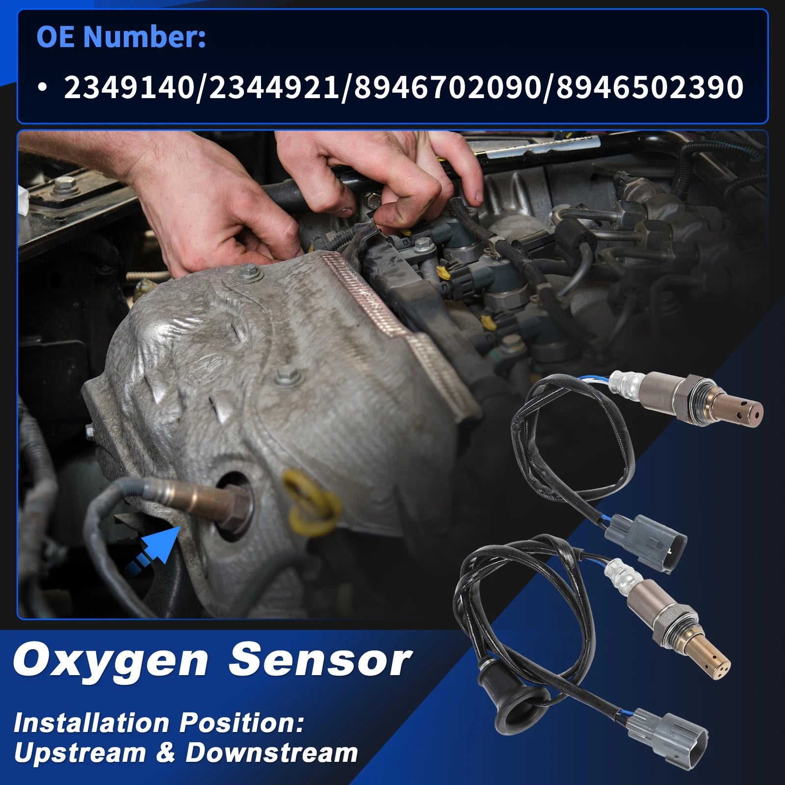 2X Upstream & Downstream Oxygen Sensor for Toyota Camry 3.5L V6 (2018–2020)