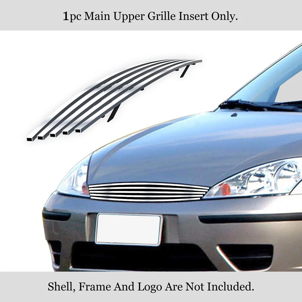 Polished Chrome Billet Grille Insert for Ford Focus (2000-2004)