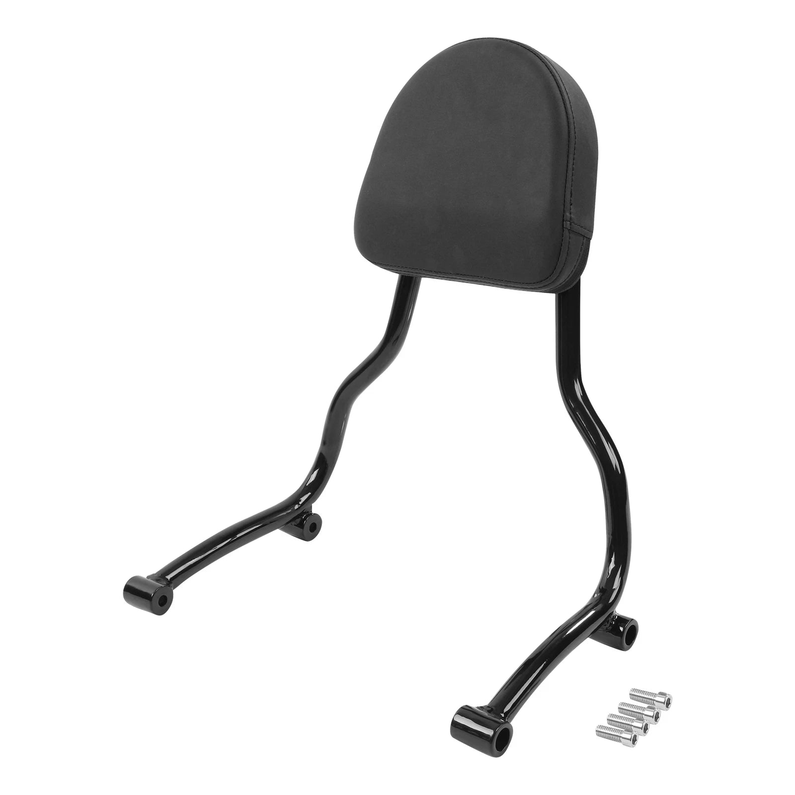 Black Rear Passenger Backrest Pad Sissy Bar for BMW R18 Classic (2021–2024)