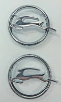Chrome Quarter Panel Deer Emblems for 1964 Chevrolet Impala
