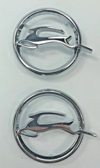 Chrome Quarter Panel Deer Emblems for 1964 Chevrolet Impala