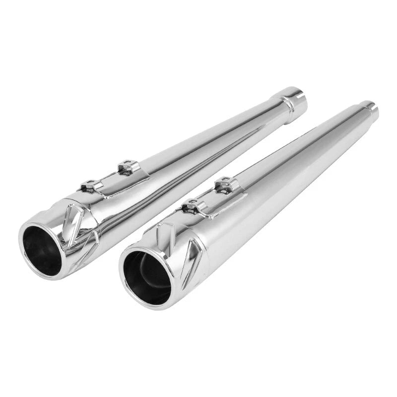 4" Megaphone Dual Exhaust Pipe for Harley Street Electra Glide (2017–2025)