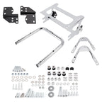 Detachable Two Up Tour Mounting Pack Rack Chrome for Touring Model (1996–2008)