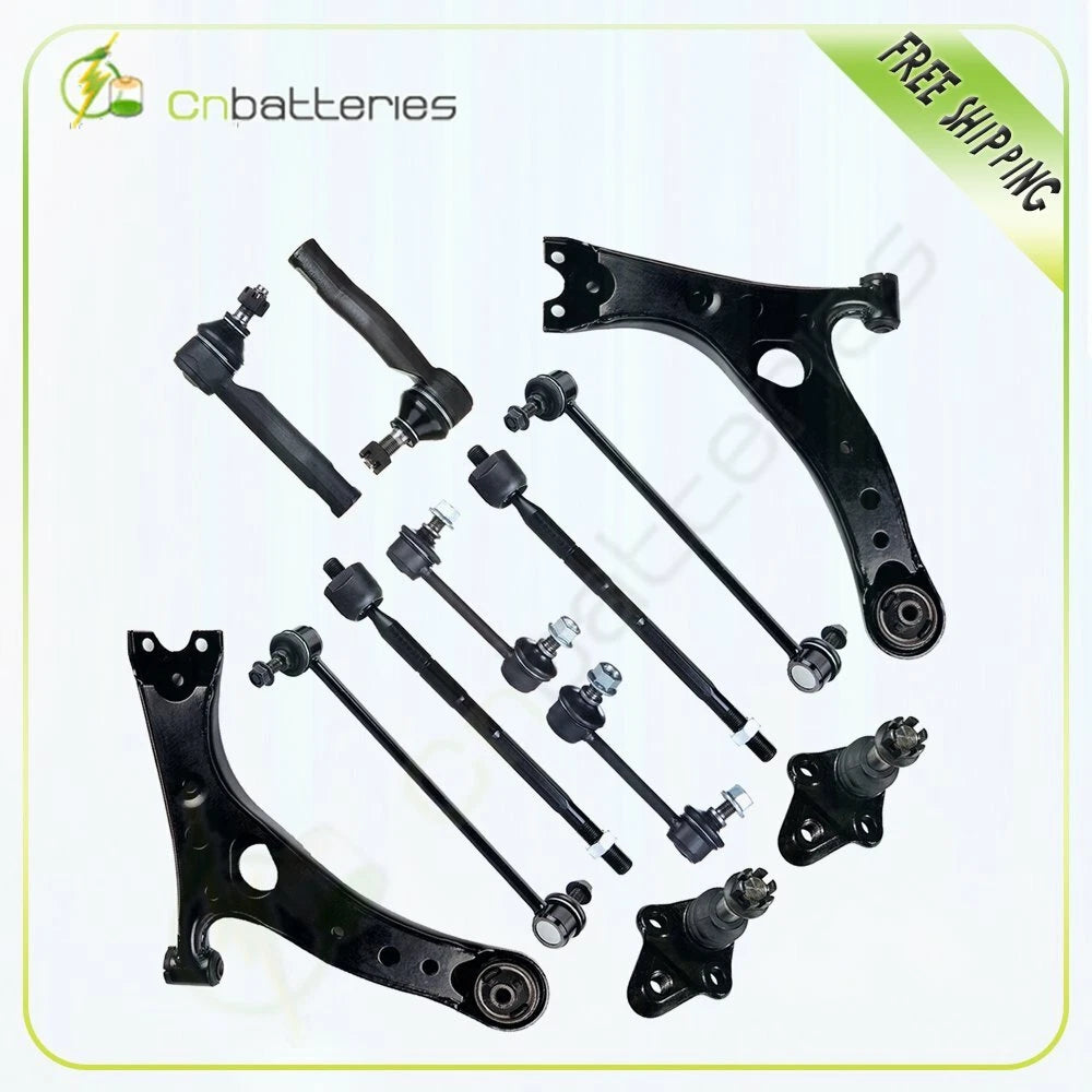 12-Piece Control Arm Suspension Kit for Toyota RAV4 (2001–2003)