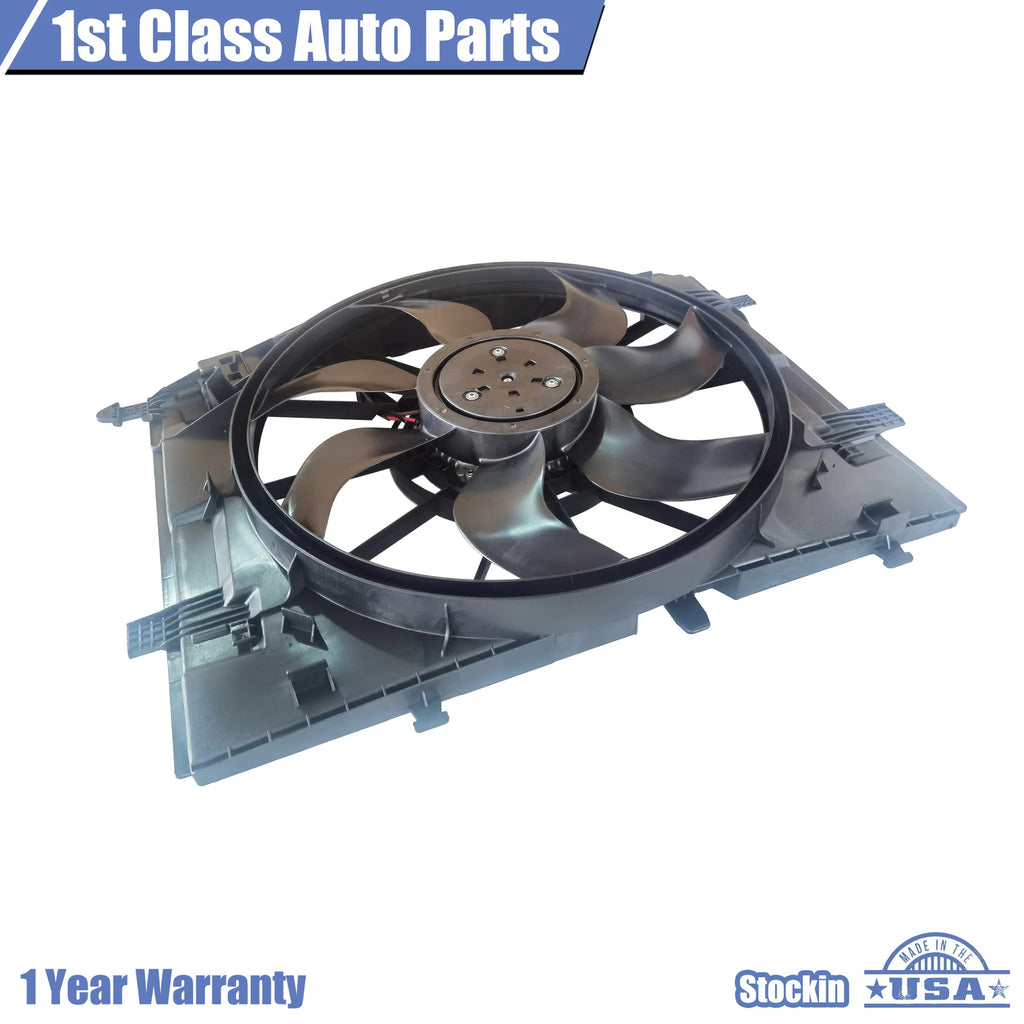 Radiator Cooling Fan Assembly for Mercedes-Benz W205 C-Class (2015–2021)