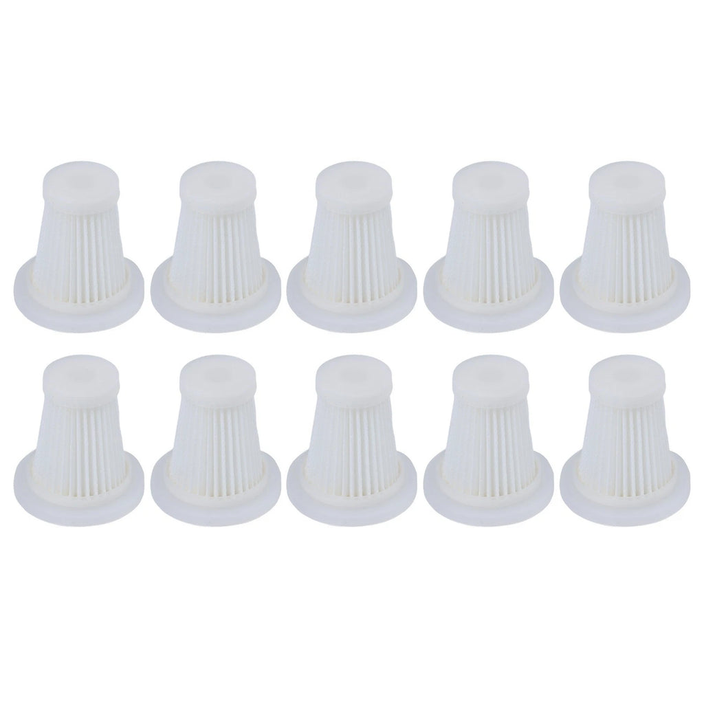 Set of 10 Replacement Filters for Car Vacuums