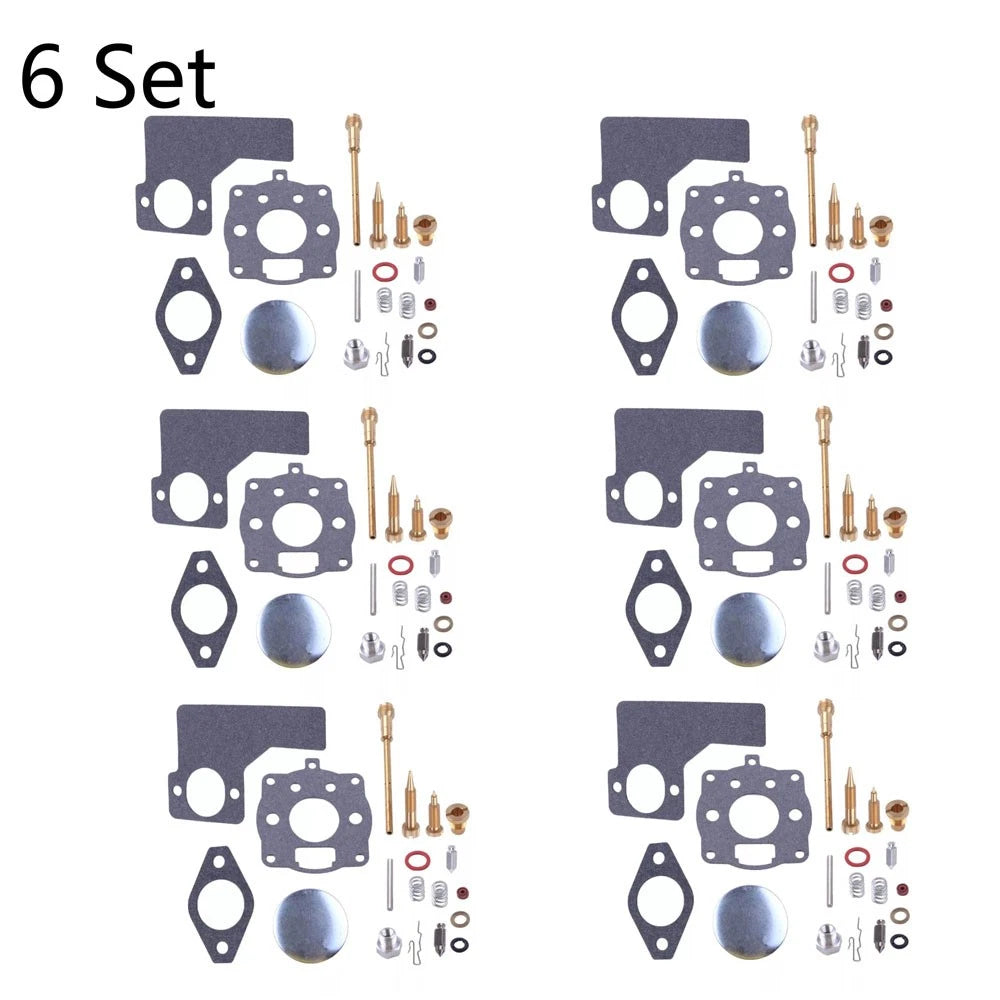Set of 6 Carburetor Repair Kits for B&S 394989, 243431, 243432, 243434, 243436