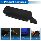 Sun Visor Cover Set for Ford Mustang (1994–2004) Left Right Side Leather Black