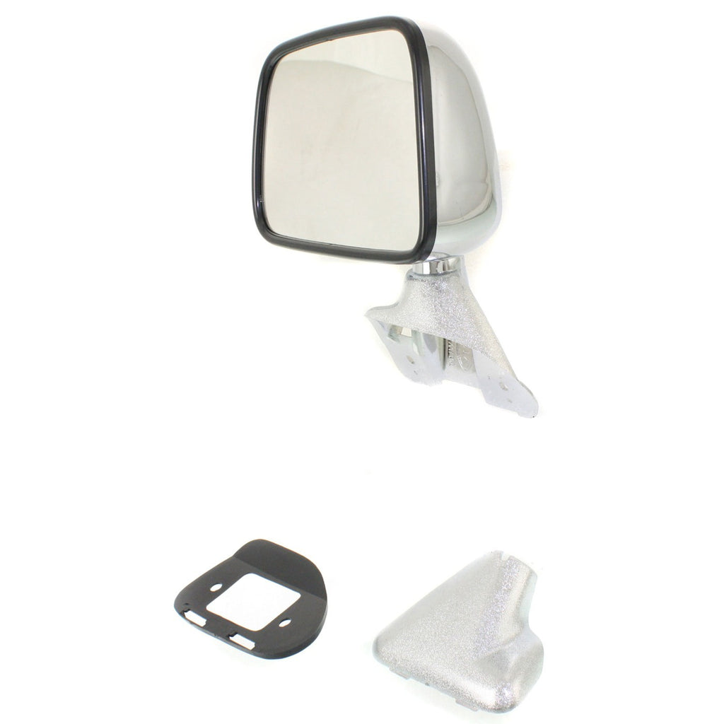 Manual Mirror for Toyota Pickup (1987–1988) Driver Side Chrome