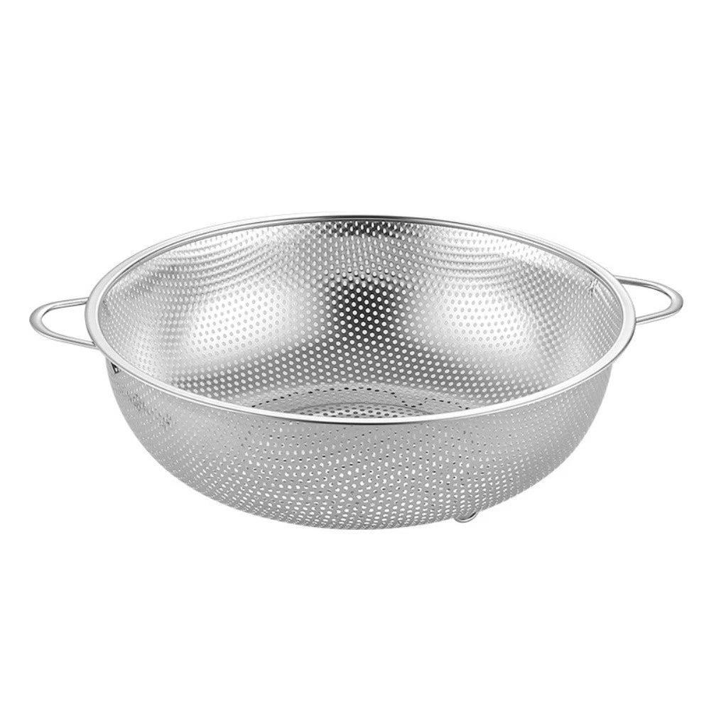 Stainless Steel Colander for Kitchen Use (Comfortable Handle)