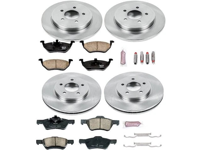 Brake Pad and Rotor Kit for Mazda Tribute (2008) XF878RC