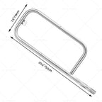 Burner Stainless Steel Tube for Weber Q200 Q220 Q2000 Q2200 (2006–2023)
