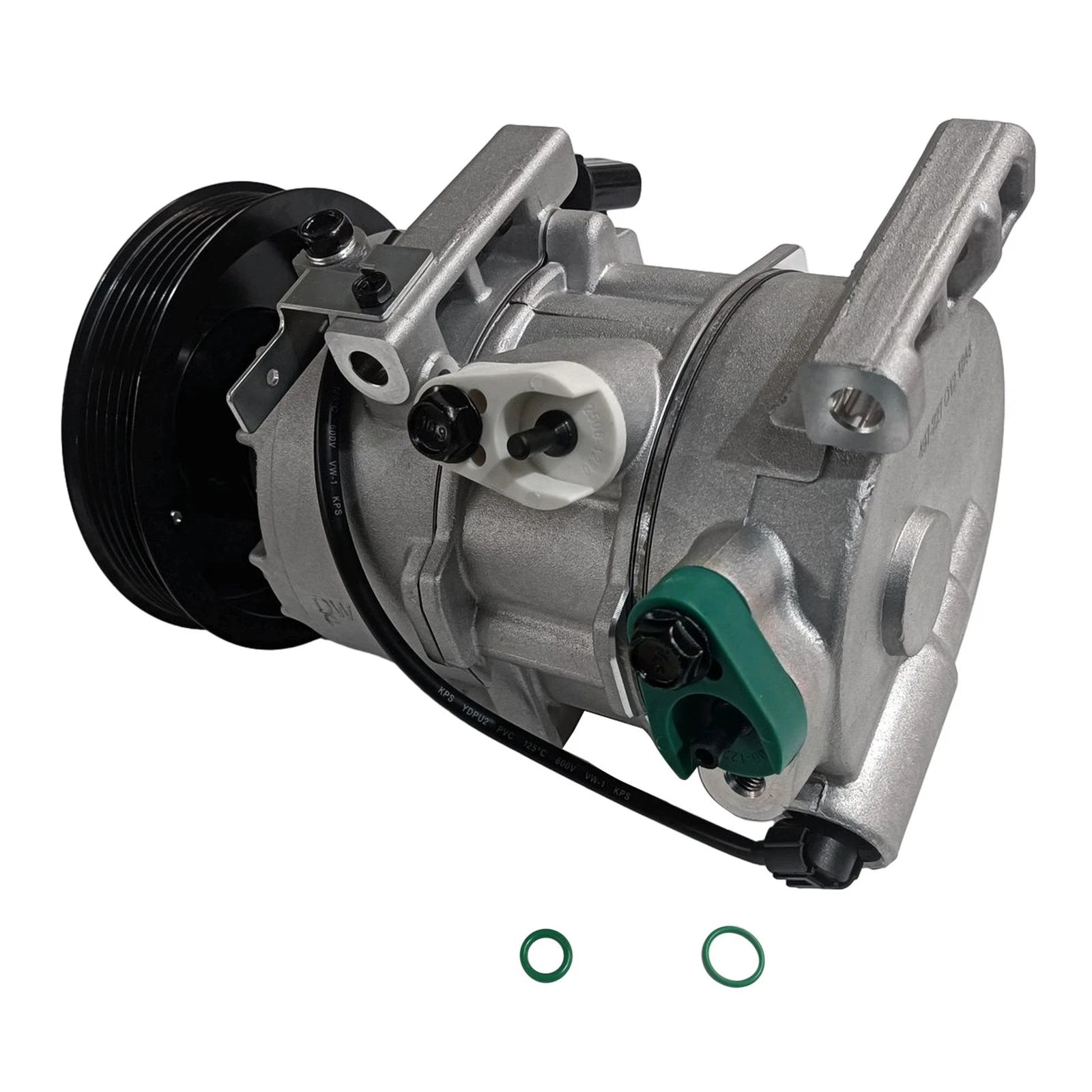 AC Compressor w/6-Groove Pulley for Hyundai Accent Kia Rio (2012–2017) CO20765C