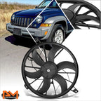 Radiator Cooling Fan Assembly for Jeep Liberty (2005–2007) 3 Pin Plug