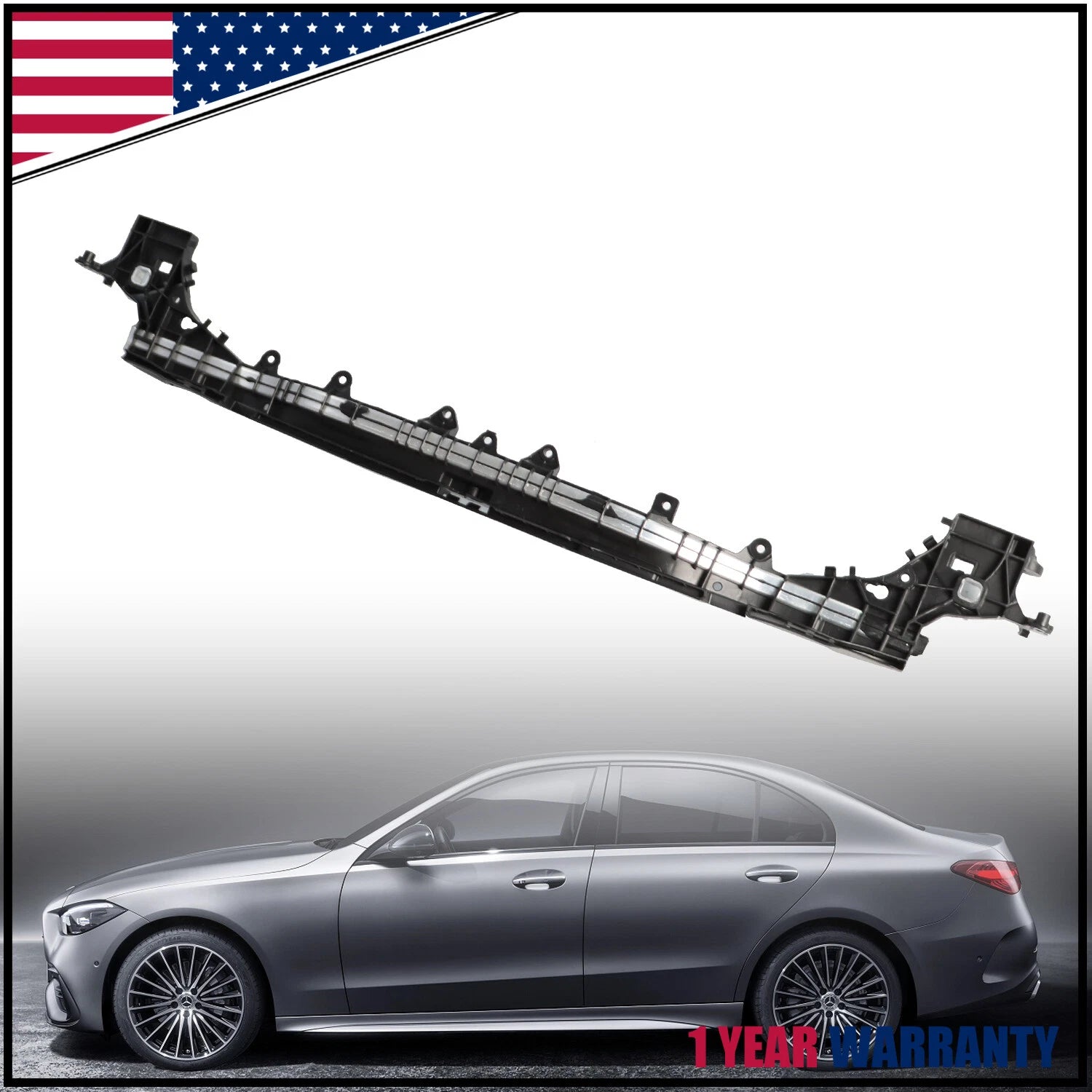 Front Bumper Center Bracket Support A2056204101 for Mercedes-Benz C-Class (2015–2021)