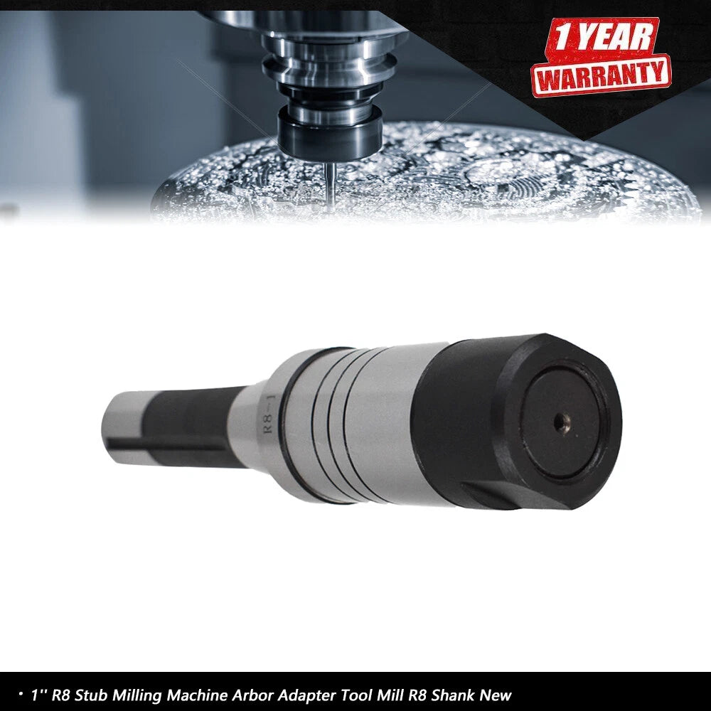 R8 Stub Milling Machine Arbor Adapter Tool for Milling Machines