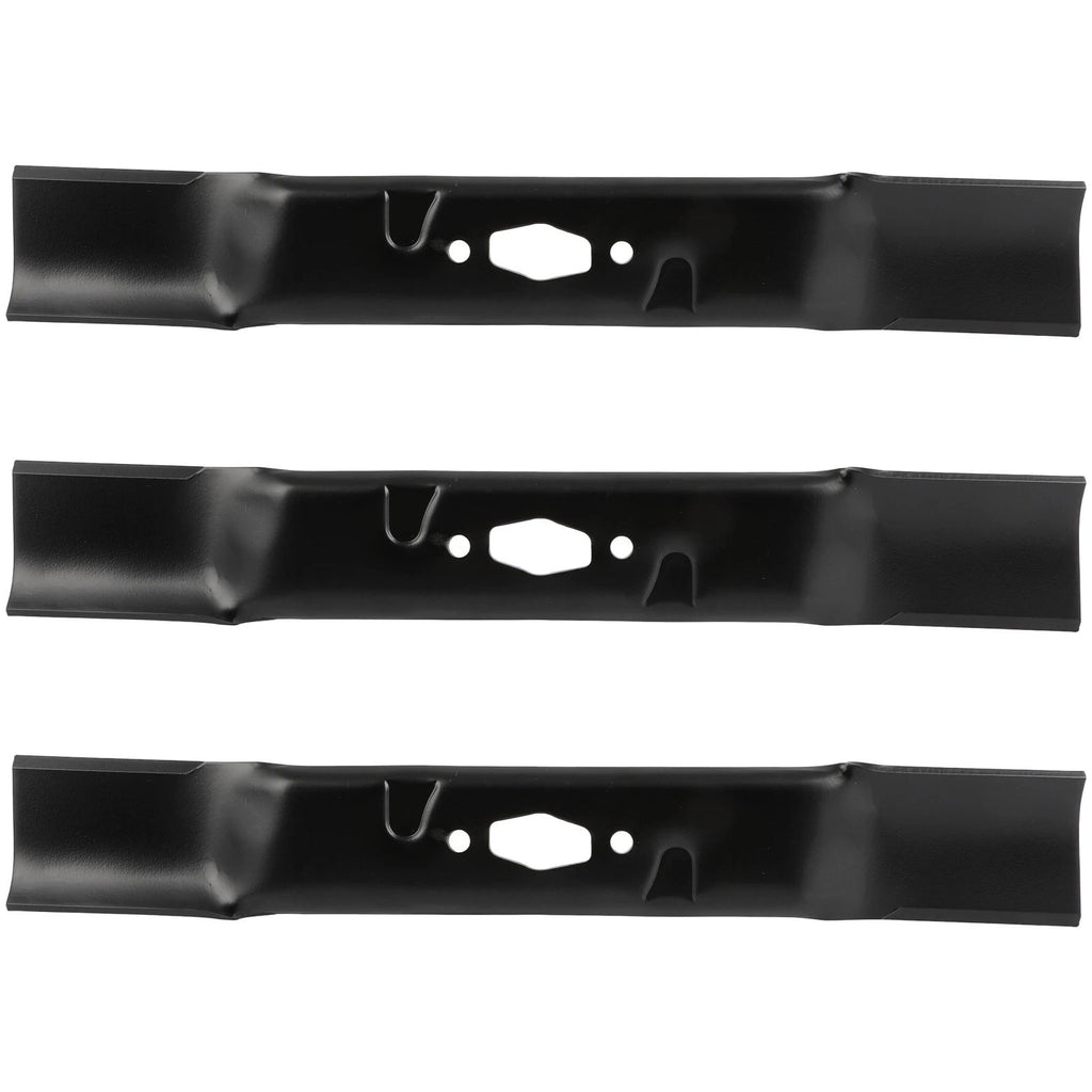 3PK Low Lift Blades for MTD Troy-Bilt 50" Deck (742-05094-L, 490-110-C200)