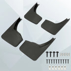 Set of 4 Splash Guards & Mud Flaps for Sierra 1500 2500 3500 HD (2014–2019)