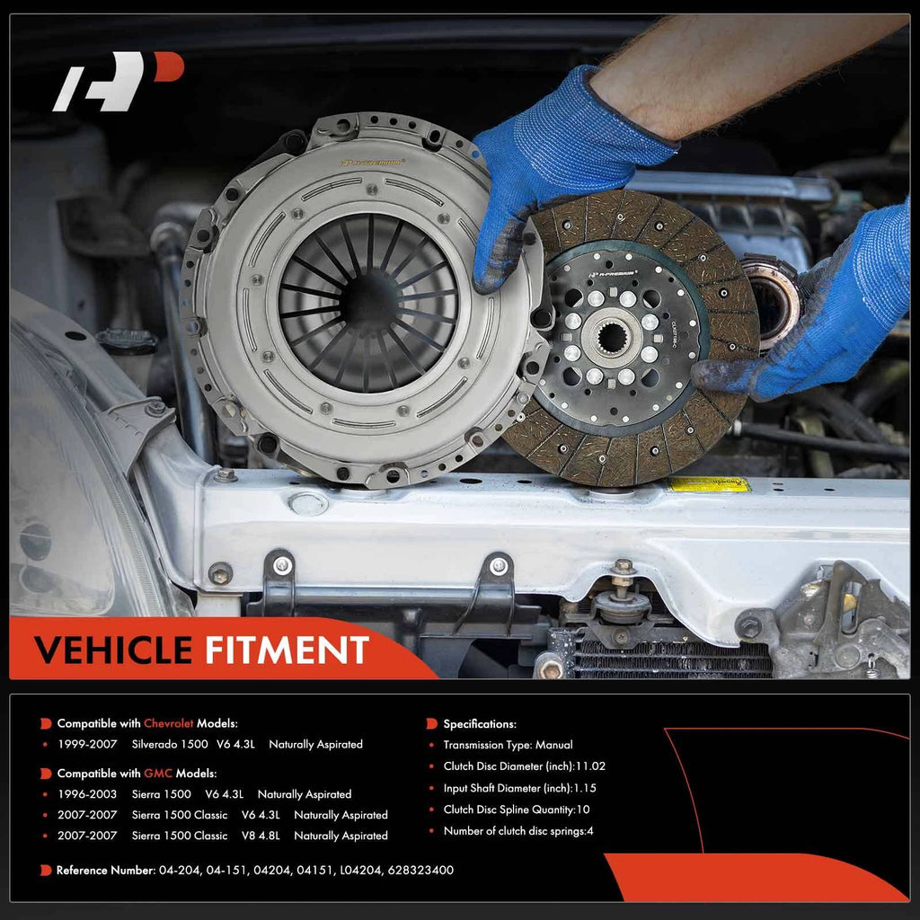 Clutch Kit for Chevrolet Silverado 1500 (1999-2007)