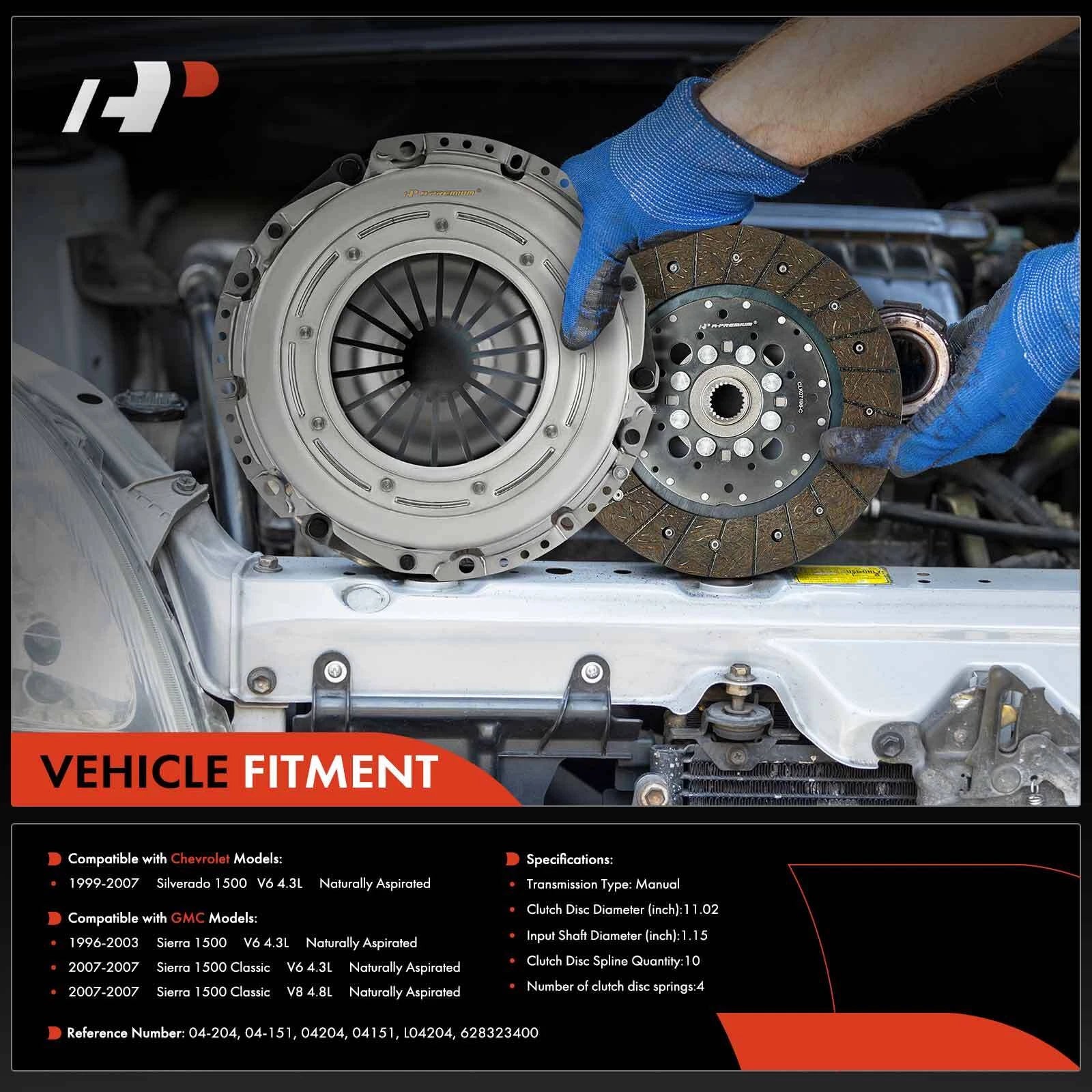 Clutch Kit for Chevrolet Silverado 1500 (1999-2007)