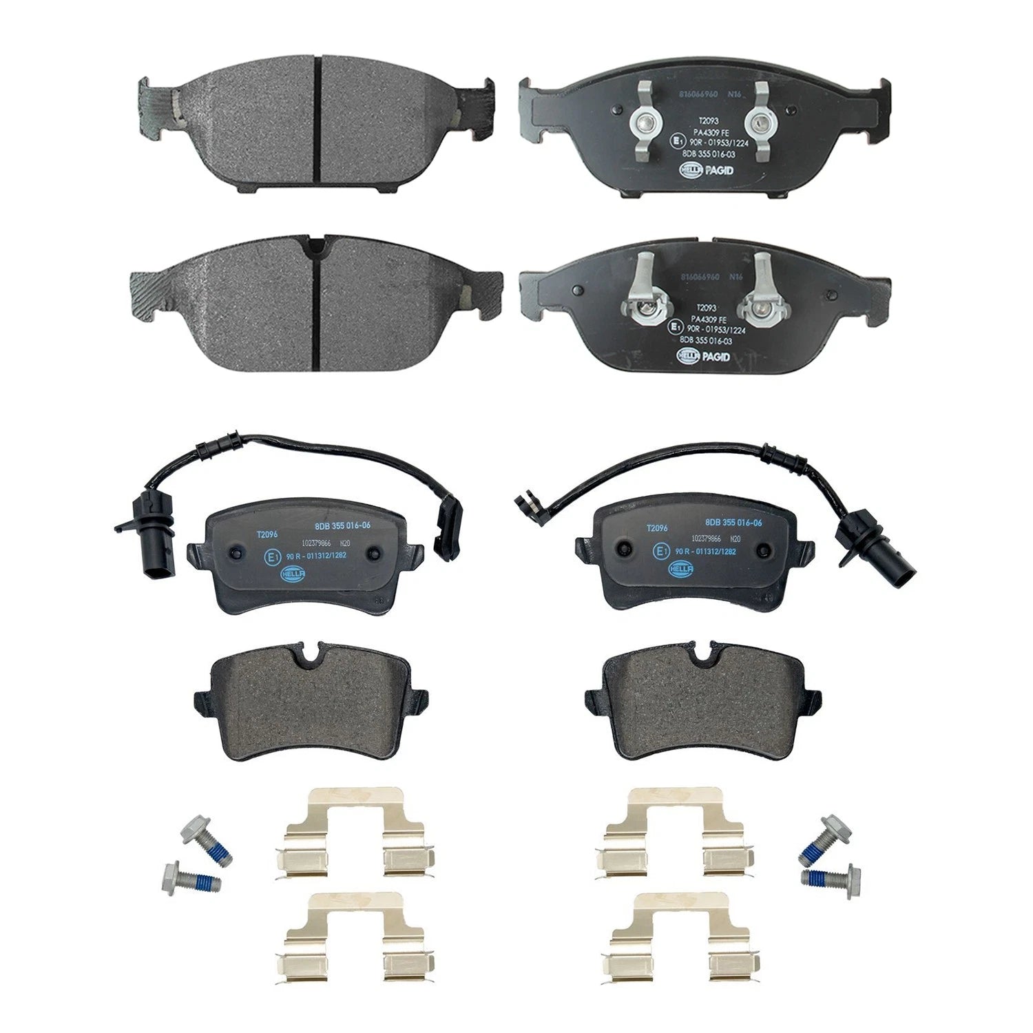 Disc Brake Pads Kit for Audi A6 Quattro, A7 Quattro (2012–2020)