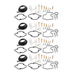 4 x Motorcycle Carburetor Repair Kit for Honda CBR600F2 (1991-1994)