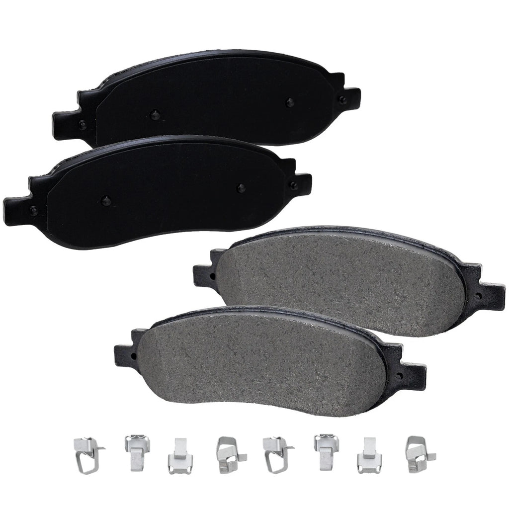 Disc Brake & Pad Kit for Ford F-250 Super Duty (2005–2007) Cross-drilled