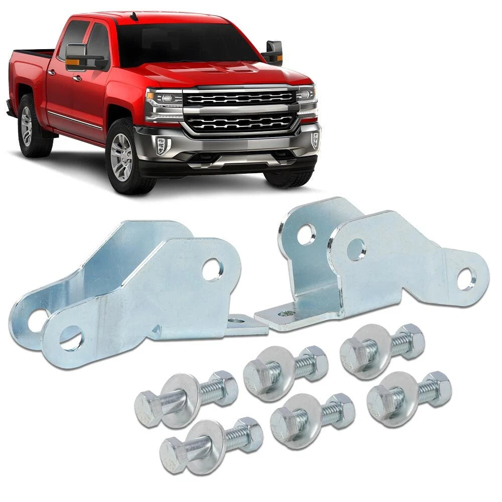 Rear Lowering Shock Extenders for Chevy Silverado/GMC Sierra 1500 (2007–2018)