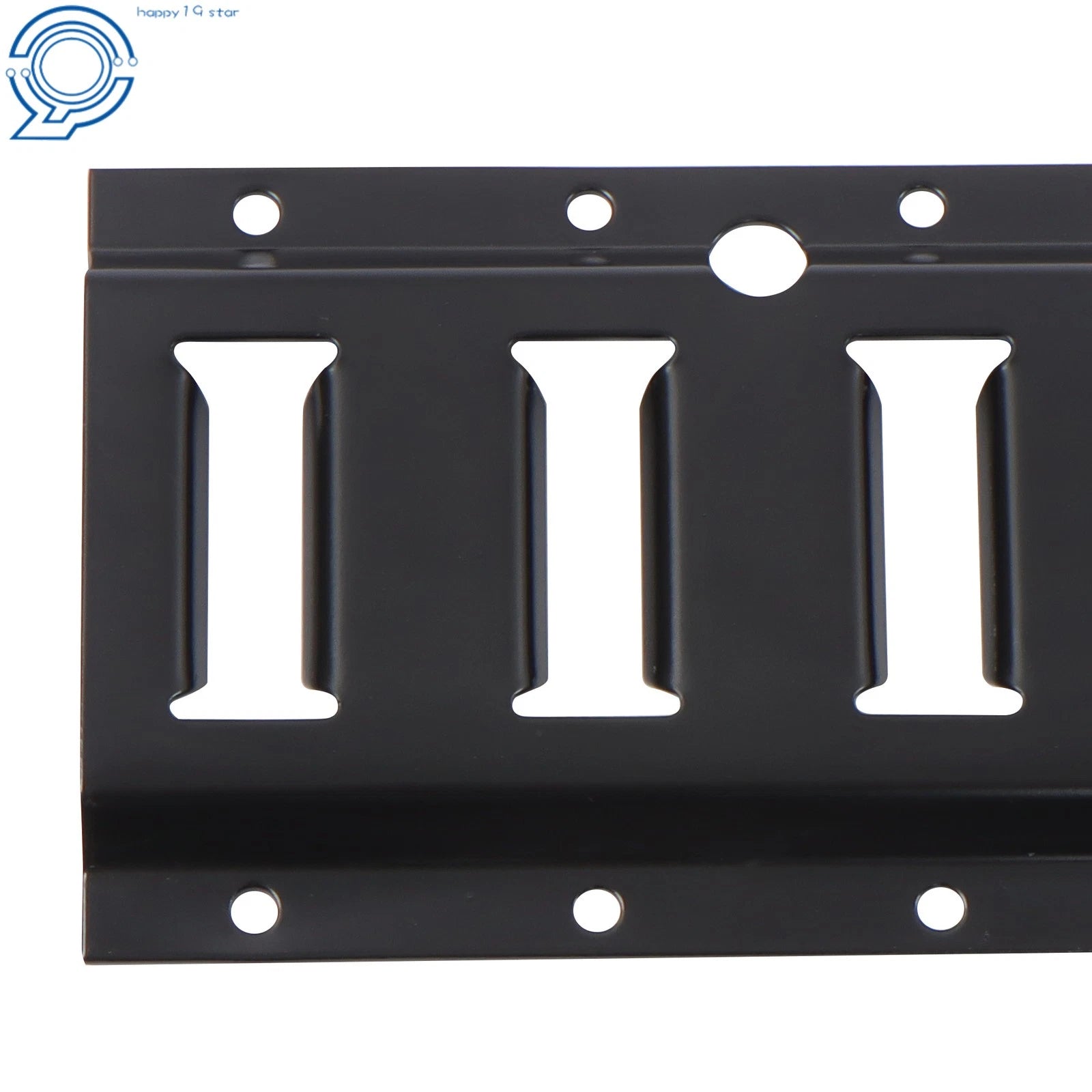 2 Pack E Tie Down Rail Kit for Cargo Trailers (Power Coated)