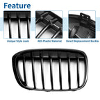 Pair Front Upper Bumper Grille for BMW X1 F48 (2016 - 2022)