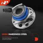 2X Front Wheel Hub & Bearing Assembly with ABS Sensor for Buick LeSabre (2000-2005)