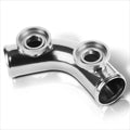 2.5" OD Aluminum 70 Degrees Bend Turbo BOV Adapter Flange Pipe for