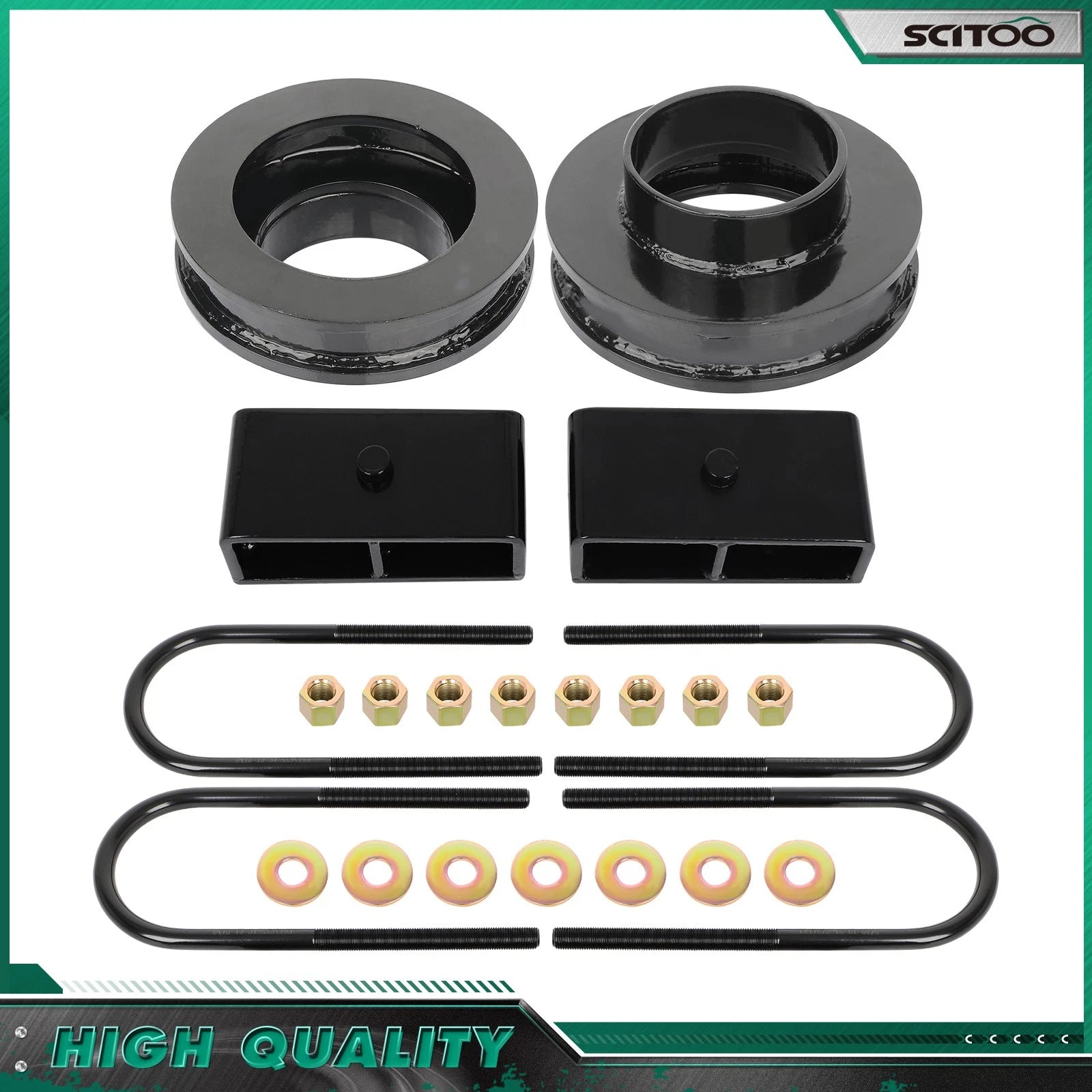 2" Front & Rear Leveling Lift Kit for Dodge Ram 3500 (2003–2011) 2WD