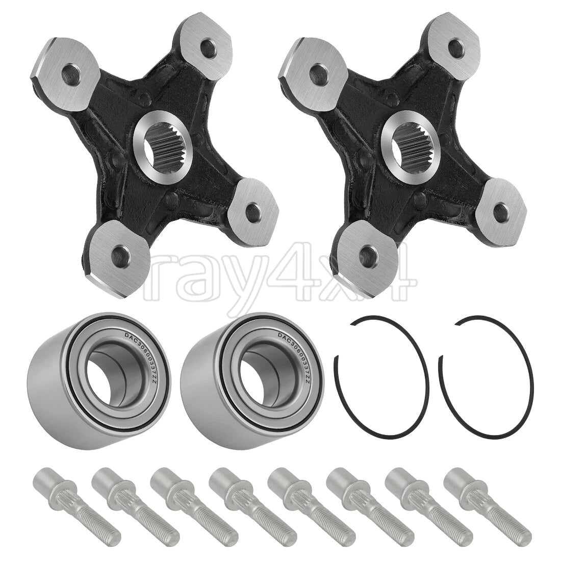 Front/Rear Wheel Hubs with Bearings & Studs for Can-Am Renegade 1000 2012–2020