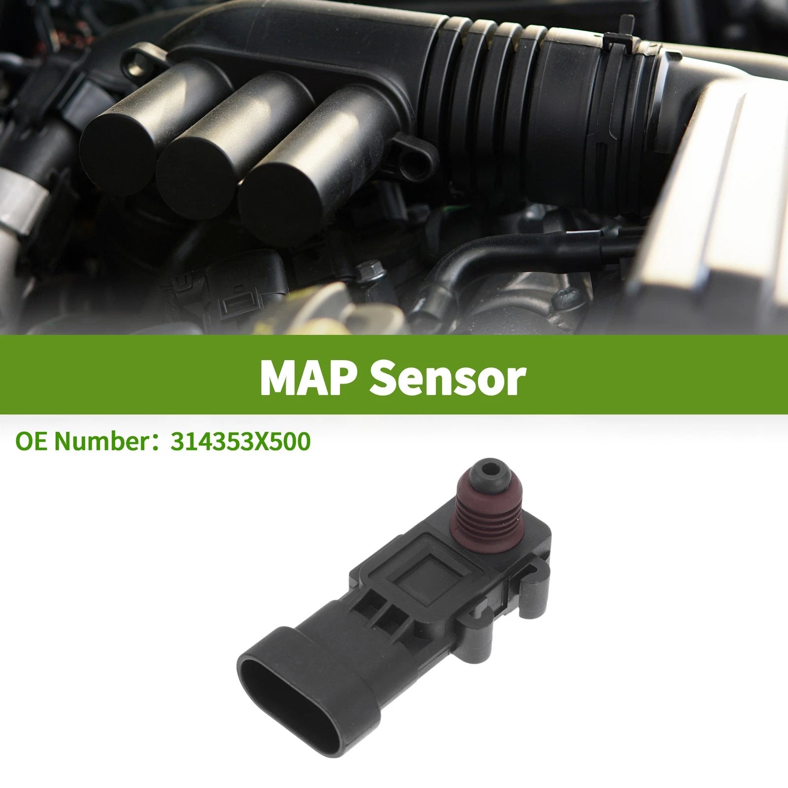 MAP Sensor for Hyundai Elantra (2011–2016) No.314353X500
