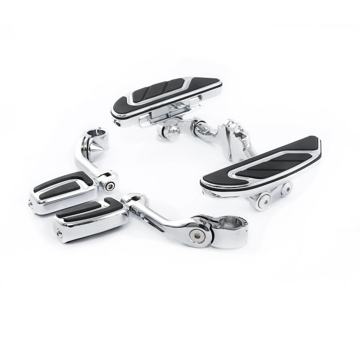 Passenger Floorboards & Footpegs for Harley Touring (1993–2025)