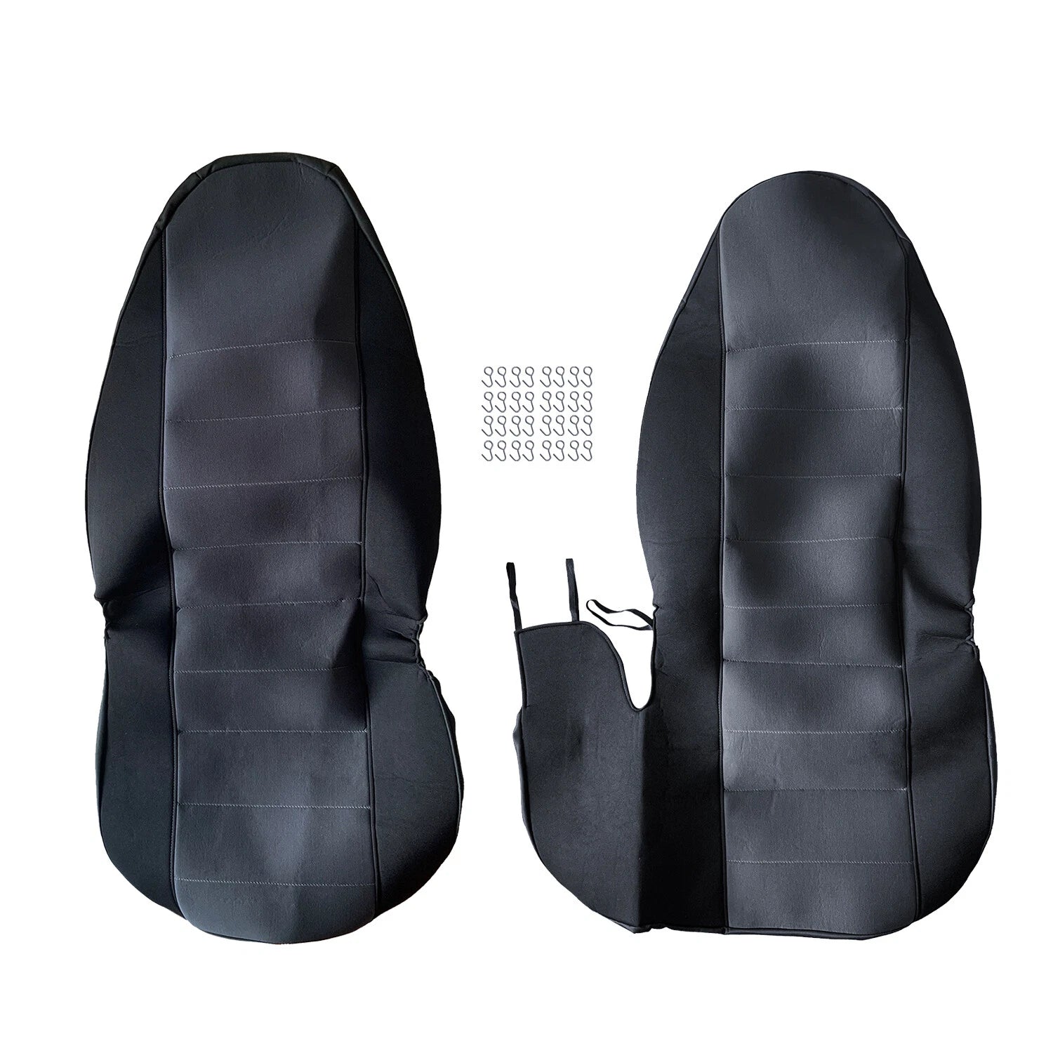 Car Seat Covers Set of 2 Black/Charcoal for Ford Ranger (1998–2003)