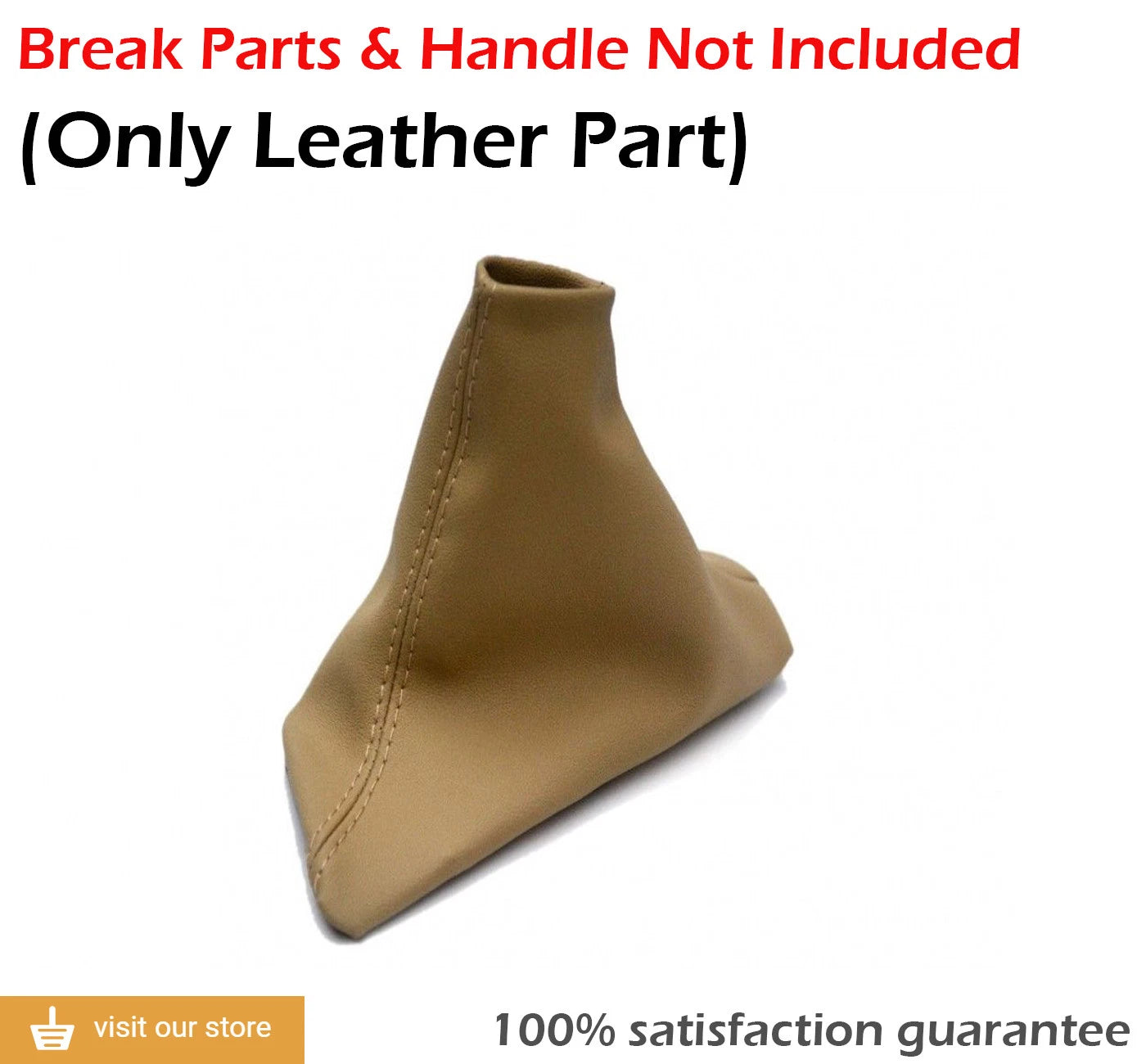 Emergency Brake Boot for Volvo S60 (2005–2008) Beige Leather Synthetic